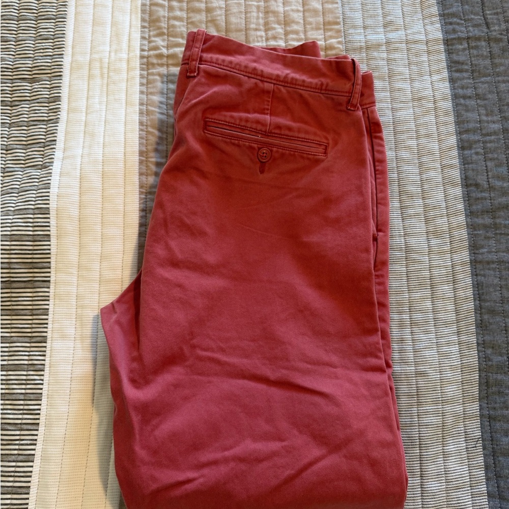 J. Crew Men's Brick Red Chinos